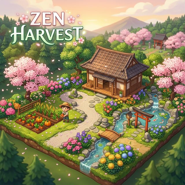 Zen Harvest - Peaceful Planting Game